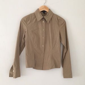 Gucci Tan + Gold Top